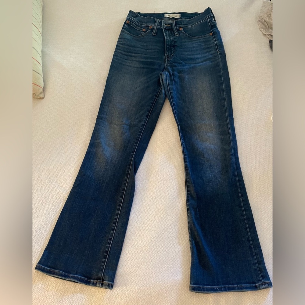 Madewell Cali Demi boot cropped jeans